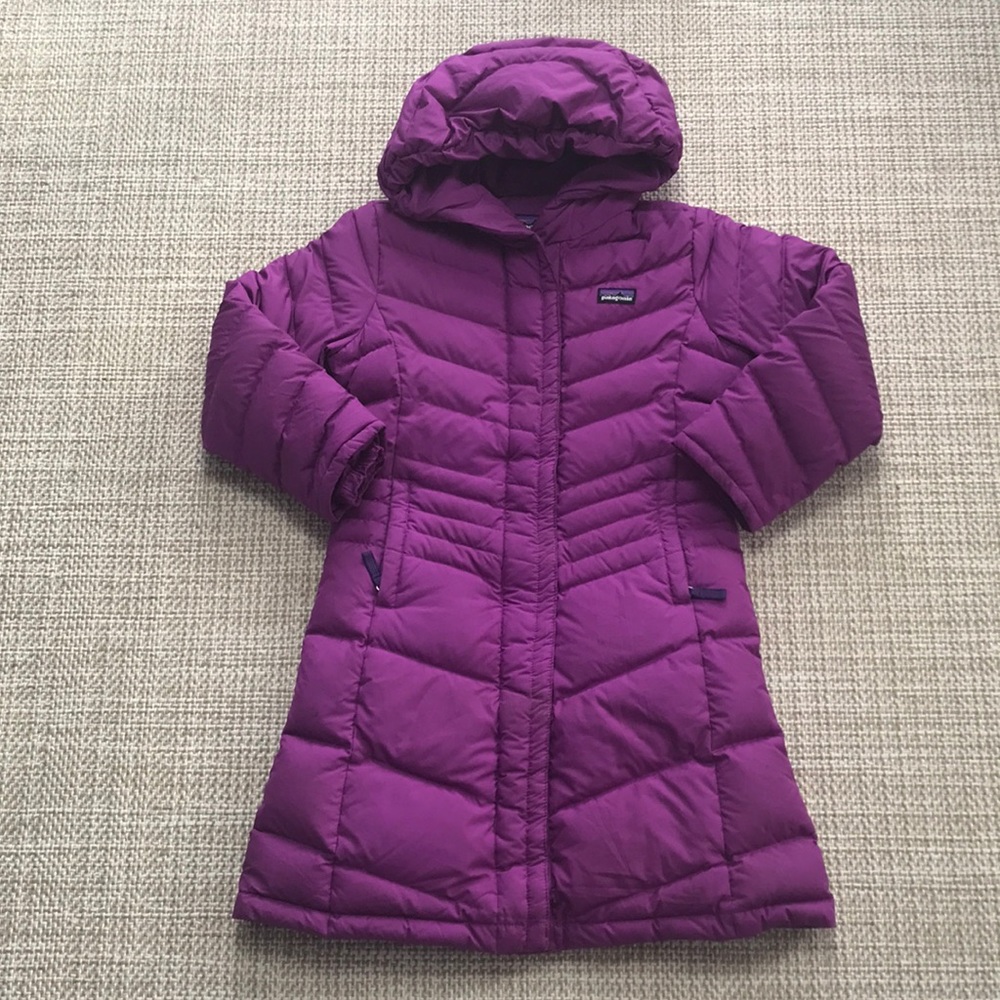 Patagonia Long Puffer Jacket (girls' size S)